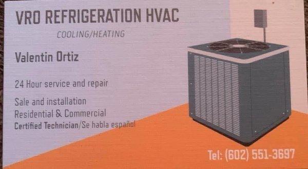 VRO Refrigeration HVAC