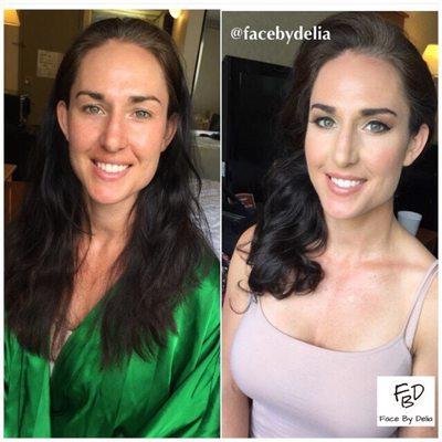 Email DeliaPrucz@gmail.com to recreate this look for you! More information available at FaceByDelia.com or on Instagram at @FaceByDelia