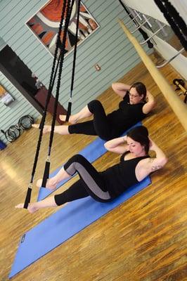 Pilates Stick classes are in small group settings to gain the essence of Pilates with detailed, hands on instruction.