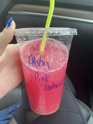 Pink starburst