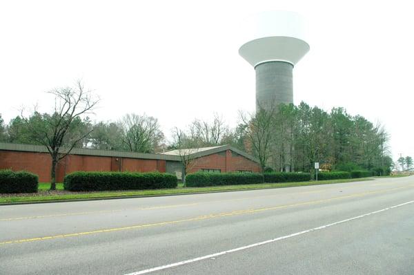 It's easy to find us. We're right next to the water tower.