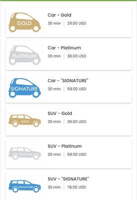 I paid platinum $38 - Platinum  DETAIL WASH - Interior full-vacuum carpet + windows + door jams + dashboard + console