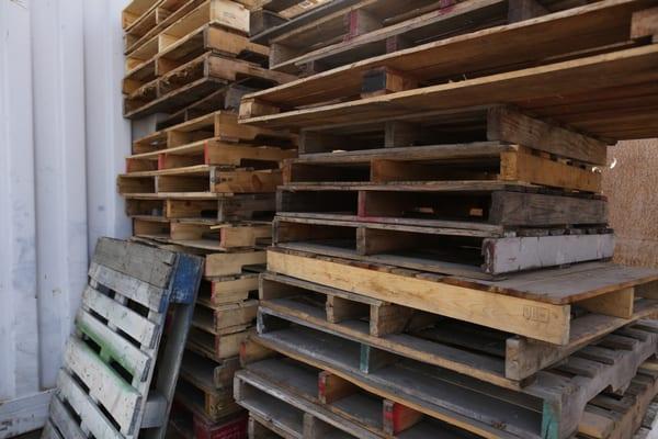 They sell pallets by the piece