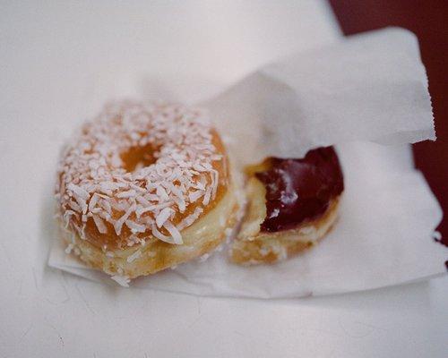 Donuts on a napkin