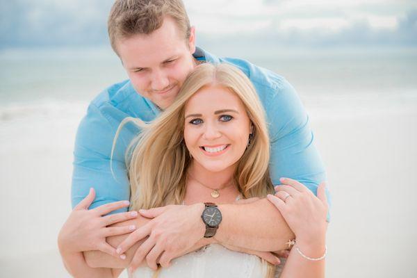 Romantic Engagement Couple's Photography Session Margaritaville Pensacola Beach Florida