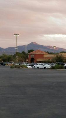 A vista of the Greens and the sun coming down over Black Mountain. 10/28/2016