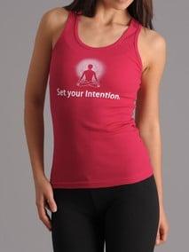 "Set Your Intention" Women's Rib Tank