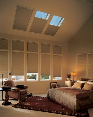 Honeycomb Shades - Bedroom