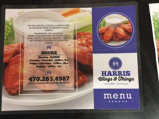 Harris Wings And Things