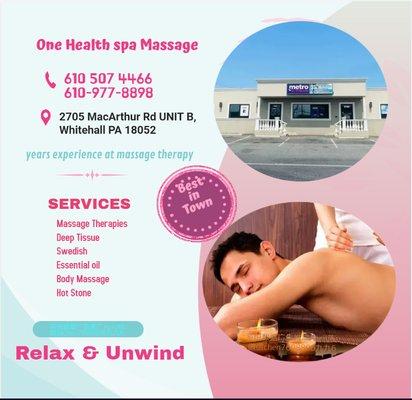 Our traditional full body massage in Whitehall, PA  includes a combination of different massage therapies like  Swedish Massa...