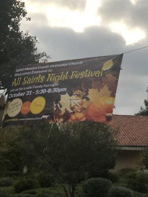 All saint day Banner