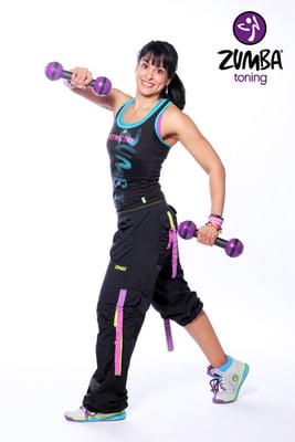 Aimee is certified to teach Zumba Toning