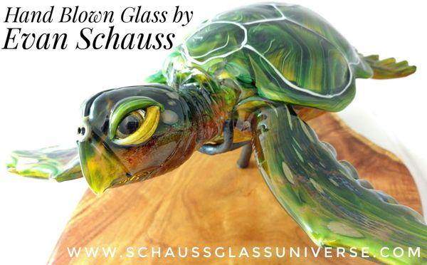 Happy Turtle Tuesday!  Do you have your hand blown glass green sea turtle by Evan Schauss yet?