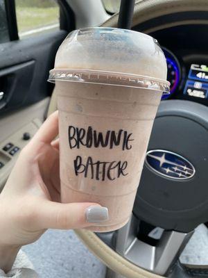 Brownie batter protein shake