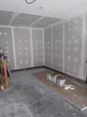 Drywal installation. We also repair drywall.