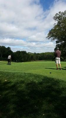 11th Tee...view of the club  house