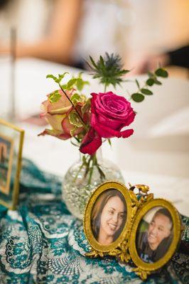 check-in table perfect accent floral