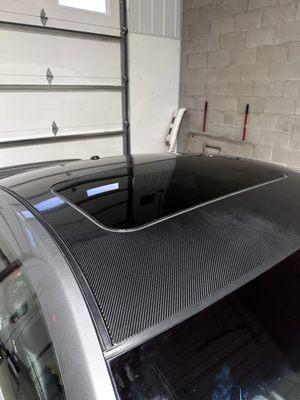 carbon fiber roof wrap