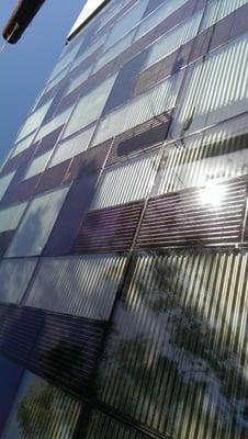 New building - curtainwall of glass