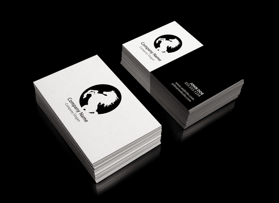 Minimalist business card design