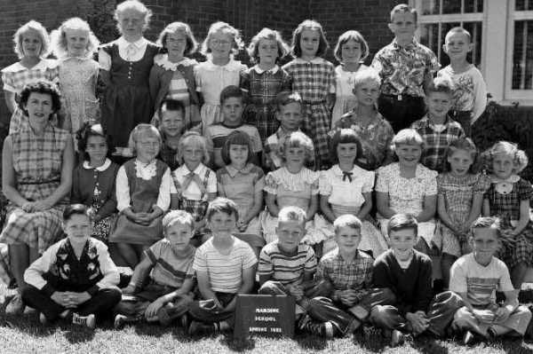 Harding School, 1952 Mrs. Holt's class