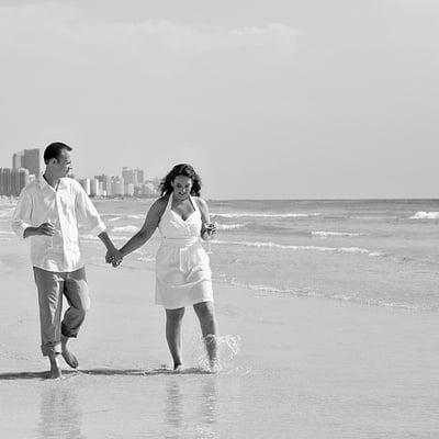 Walking by the Sands of Miami Beach