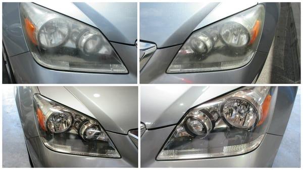 Headlight Restoration- Before & After