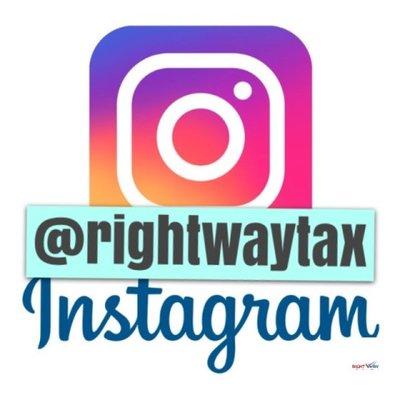 Follow Us On Instagram @rightwaytax