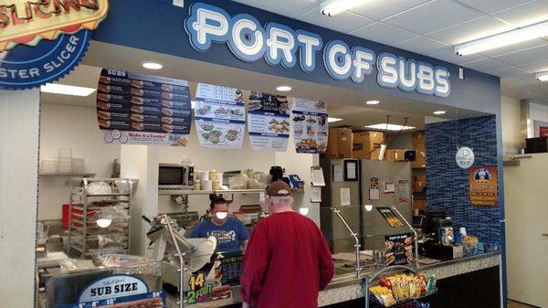 Port of Subs, another customer placing an order