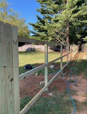 Fence Installation in Middletown page 1 of 3.