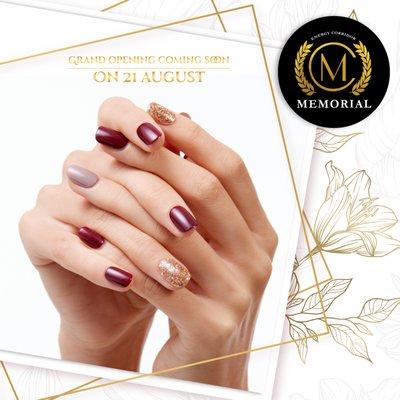 GRAND OPENING COMING SOON 
Need a new summer nail style? 
We have the perfect style for you! 
Come in and get your gel nai