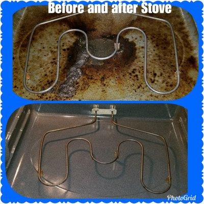 Inside Stove Cleaning