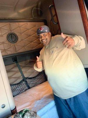 Satisfied customer with pillow top truck Mattress