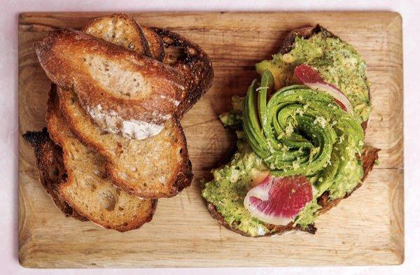 The Avocado Toast by Le Cafe de la Plage Malibu