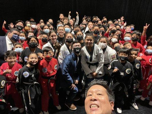 Black belt testing selfie!