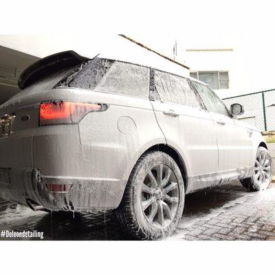 Range Rover sport getting a detail done right.