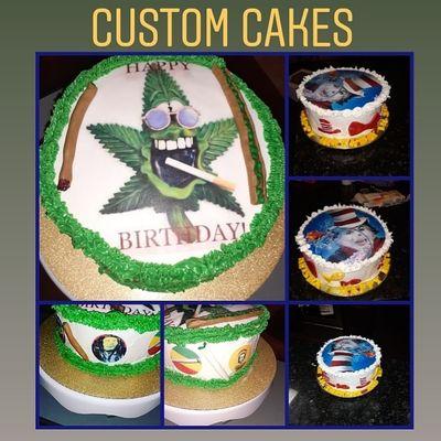 Custom cakes made from scratch