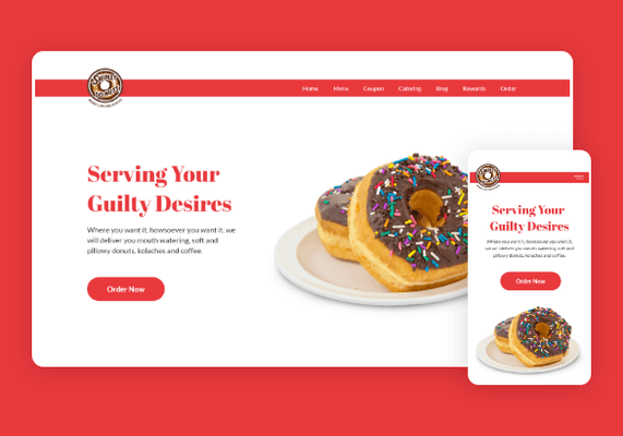 Web Design - Donut Restaurant 
 
 https://myshipleydonuts.com