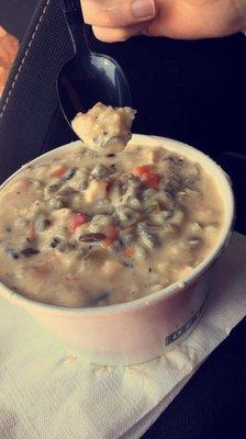 12 ounce chicken and wild rice soup