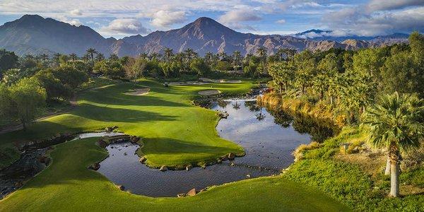 Palm Springs is an oasis with beautiful palm trees and views of the mountains.