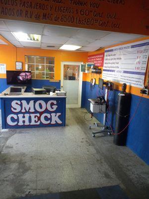 Fast service for smog check