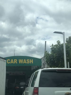 Entrance to car wash