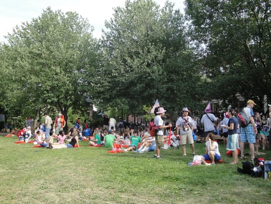 Gathering in Dana Park