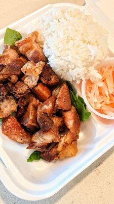 Lechon Kawali lunch combo