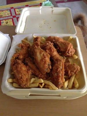 10 PCM chicken plate with fries.. Good for the price