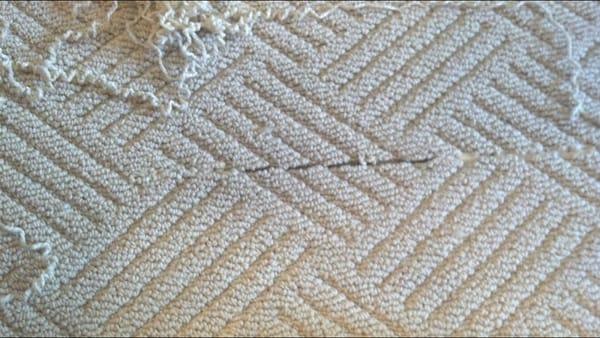 We can repair berber carpet snags back to new