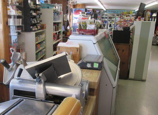 A mini Deli with lots of pre-made and made to order sandwiches available!