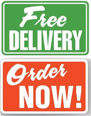 Free delivery within 2 miles!