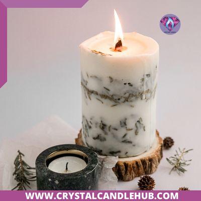 Aromatherapy Botanical Scented Candles from 
Crystal Candle Hub. West Hollywood, Los Angeles.