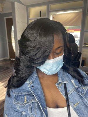 Side Part Sew-in